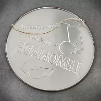 Plaque murale décorative, LIMONADE, 30 cm