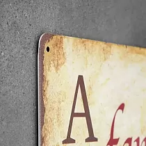 Ukrasna zidna ploča OBITELJ JE NA DAR 30x20 cm