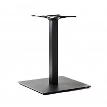 Fyrkantigt bordsben i stål för stora bordsytor upp till 120x120 cm
