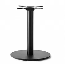 Base per tavolo in metallo in acciaio, per piani tavolo fino a 100 cm, altezza 72 cm, peso 18 kg, vari colori