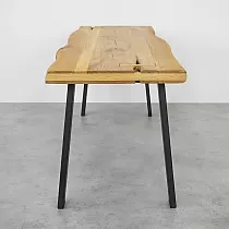 Metall Miwwelbeen fir Kaffisdësch oder Bänk, klassesch Stil Small PI Light, Gréisst 40x45cm, Set vun 2 Stéck.