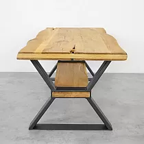 Metāla mēbeļu kājas kafijas galdiņam vai solam Prestige, izmērs 40x45cm, komplektā 2gab.