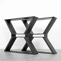 Sehpa veya bank için metal mobilya ayakları Prestige, 40x45cm boyutunda, 2 adet.