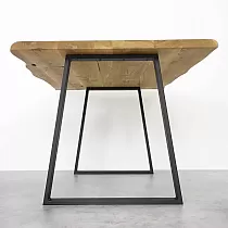 Tischbeine aus Metall in Trapezform, aus Stahl, Maße 65x71cm, Set à 2 Stk.