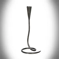 Forged candlestick worthy of a medieval castle height 270 mm, width 120 mm, THOR 27
