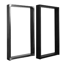 Metal table legs, rectangular, made of steel, size 40x71cm, 2 pcs.