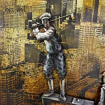 3D картина метал голф във височина 100х100см