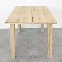 Suorat pöytäjalat 71x8 cm, Raaka tammi, 4 kpl sarja.
