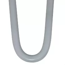 12 mm ümarvarrastega lauajalad kõrgusega 61 cm, komplektis 4 tk, must, valge, hall või kuldne