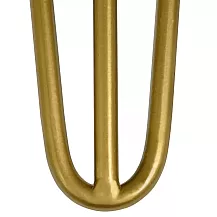 Koristeelliset pöytäjalat 3 kiinteästä terästangosta halkaisija 10 mm, korkeus 61 cm, väri musta, valkoinen, harmaa tai kulta