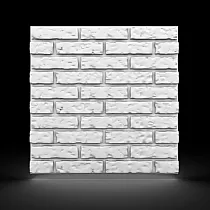 Tuğla efektli 3D strafor dekoratif duvar panelleri 60x60 cm, 16 adet set 5,76 m2