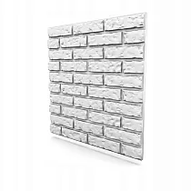 Tuğla efektli 3D strafor dekoratif duvar panelleri 60x60 cm, 16 adet set 5,76 m2