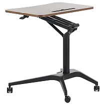 Állítható magasságú asztal, asztalmagasság 73,5 - 104 cm, alapszélesség 71 cm, felület mérete 72x48 cm, különböző színkombinációk