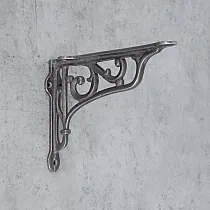 Decorative steel shelf holders Decoria, 12,5x12,5 cm set of two pcs.