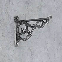 Dekorative Goss Regalhalter DEKORIA, 16x10,5cm Set vun zwee Stéck.
