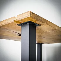 Metal table legs Classic, made of steel, height 71 cm, set of 5 pcs.