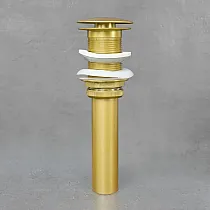 Pop up odtočni zamašek brez preliva, iz medenine, v barvi starinske medenine, 19 cm ali 21 cm