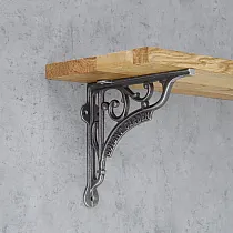Dekorative Regalhalter aus Goss, Déift 20 cm, Héicht 18 cm, 2 Stéck.