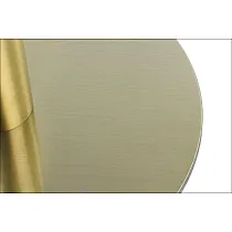 Centrální stolová podnož, vyrobena z nerezové oceli, barva zlatáčerná, podnož 50cm, výška 72cm