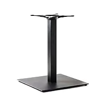 Pata central de mesa HoReCa hecha de acero, para tableros de hasta 100x100 cm, para mesas de café, mesas de comedor o mesas de bar, en cualquier color RAL.