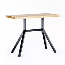 Base de mesa metálica 43x85x74cm, para tampos grandes até 160x80 cm