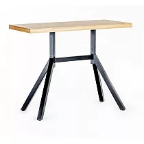 Metall Dëschbasis 43x85x106cm, fir grouss Tabletops bis 140x70 cm, fir Bar Dëscher