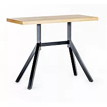 Metallinen pöytäjalusta 43x85x106cm, suurikokoisille pöytätasoille 140x70 cm asti, baaripöydille