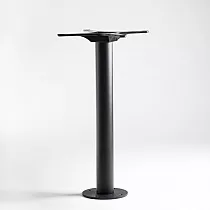 Piètement table bar, hauteur 106 cm, piètement Ø20,5 cm, vissable au sol