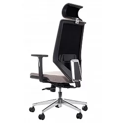 Multifunktionell kontorsstol med skjutbar sits