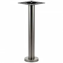 Rozsdamentes fém asztallap, padlóra szerelhető, magassága 72,5 cm