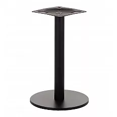 Pata de mesa central de metal, negro, Ø40 cm, altura 71,5 cm