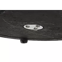 Kovová centrálna stolová noha, čierna, Ø40 cm, výška 71,5 cm