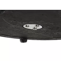 Metalna centralna noga za stol, crna, Ø40 cm, visina 71,5 cm