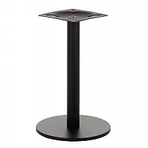 Metallist lauaalus, must Ø 45 cm, kõrgus 71,5 cm