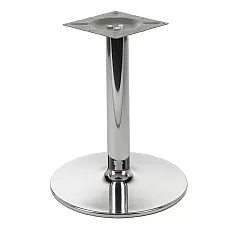 Pied de table central chromé diamètre 46 cm, hauteur 57,5 cm