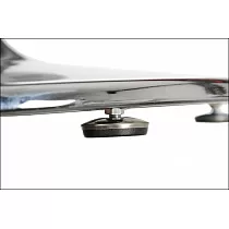 Krom orta masa ayağı çapı 46 cm, yüksekliği 57,5 cm
