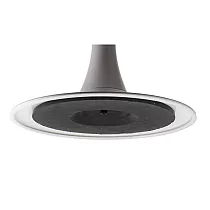 Kovová podnož stolu, bílo-šedá, průměr 49 cm, výška 72,5 cm