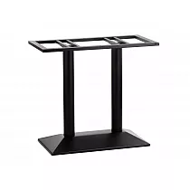 Base de mesa de metal pintada a pó. Base 69,5x39,5 cm, altura 72 cm