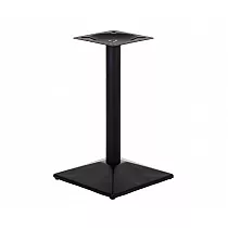 Kovinsko mizno podnožje iz jekla, piramidasto podnožje 44,5 cm, višina 73 cm, črna barva