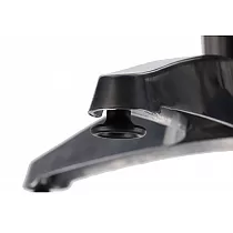 Light-weight aluminium central table base, height 71.5 cm, bottom plate size 52.5 x 52.5 cm, weight 5.5 kg