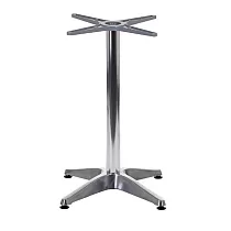 Base de mesa central de alumínio, altura ajustável 70,5-72 cm, tamanho da base inferior 58x58 cm, peso 6,1 kg