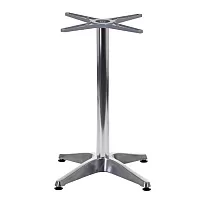 Tischgestell aus Aluminium - 58 x 58 cm, Höhe 70,5-72 cm, Gewicht 6,1 kg