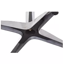 Aluminijasto sredinsko podnožje mize, nastavljiva višina 70,5-72 cm, velikost spodnjega podstavka 58x58 cm, teža 6,1 kg