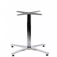 Base de mesa de alumínio 71x71 cm, altura 58 cm, peso 3,5 kg