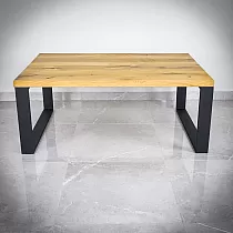 Low height, high load steel rectangular table leg, height 45 cm, width 80 cm, set of 2 pcs.