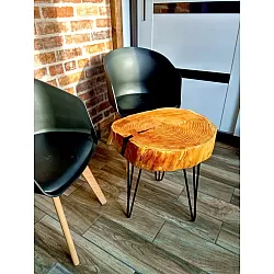 Pieds en épingle pour la table basse à partir de trois barres dacier Ø10 mm, hauteur 43 cm - jeu de 4 pieds, couleurs noir, blanc, gris, or