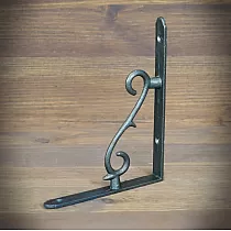 Cast iron shelf support, bracket with dimensions 18x13.5 cm, holder S - set of 2 pcs