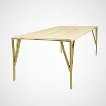 Luxus Metall Dëschbeen a gëllener Faarf, Héicht 42 oder 72 cm, Set vu 4 Been