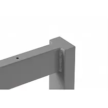 Justerbar bordramme med midtbjelke og 2 rektangulære rammer som sideben, lengde 120 til 180 cm, bredde 70 eller 80 cm