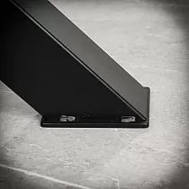 Picioare de masă din oțel cu aspect masiv în formă de X, înălțime 71 cm, lățime totală 82 cm, set 2 buc.